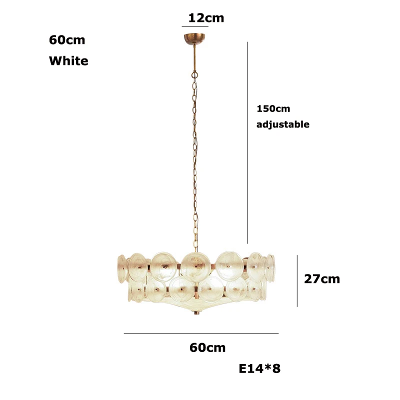 

Lorenzo люстра HomeLover янтарно-зеленая белая стеклянная E14 220В