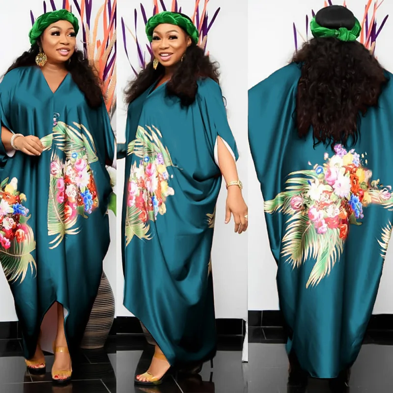 

African Print Dresses for Women Plus Size Boubou Africa Clothes Dashiki Ankara Party Long Dress Abaya Dubai Kaftan Maxi Dress