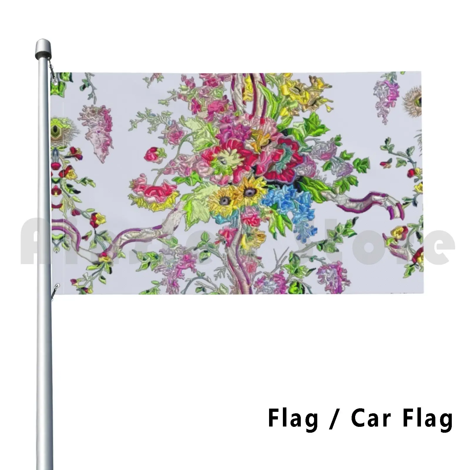 Будуарный флаг Марии-Антуанетты автомобиля печать на заказ перья для спальни в