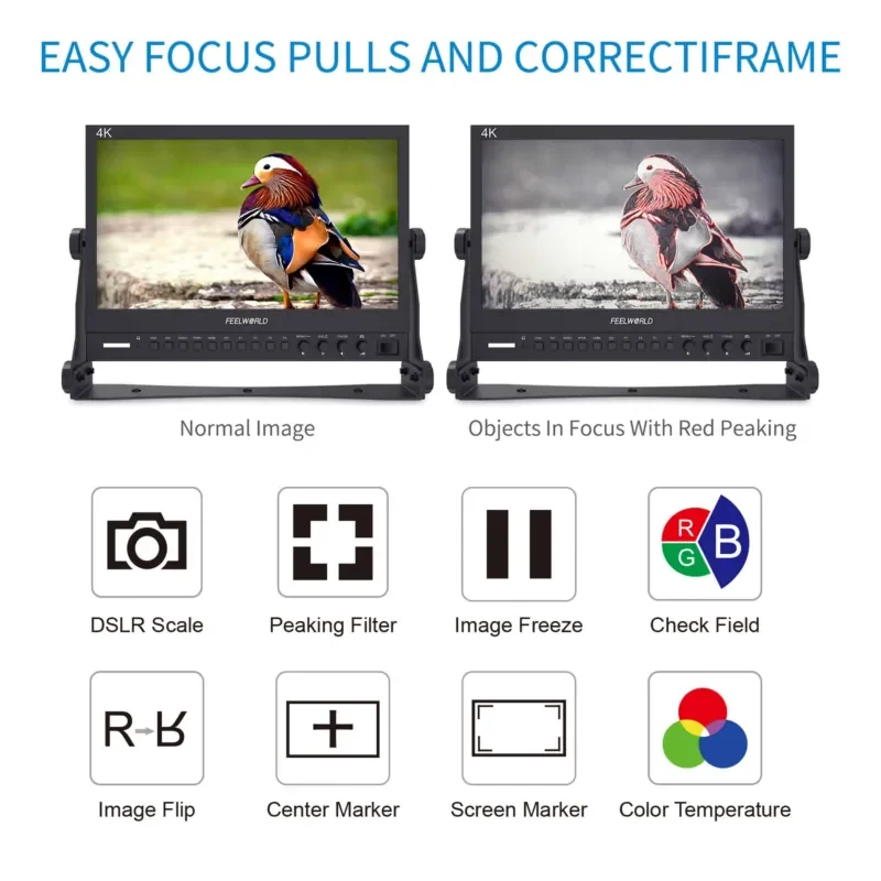 Фото WAP01 SEETEC P133-9HSD Оптовая продажа от производителя 13.3-дюймовый IPS FHD алюминиевый монитор для вещания с 3G-SDI AV YPbPr, индивидуальный заказ оптом №3