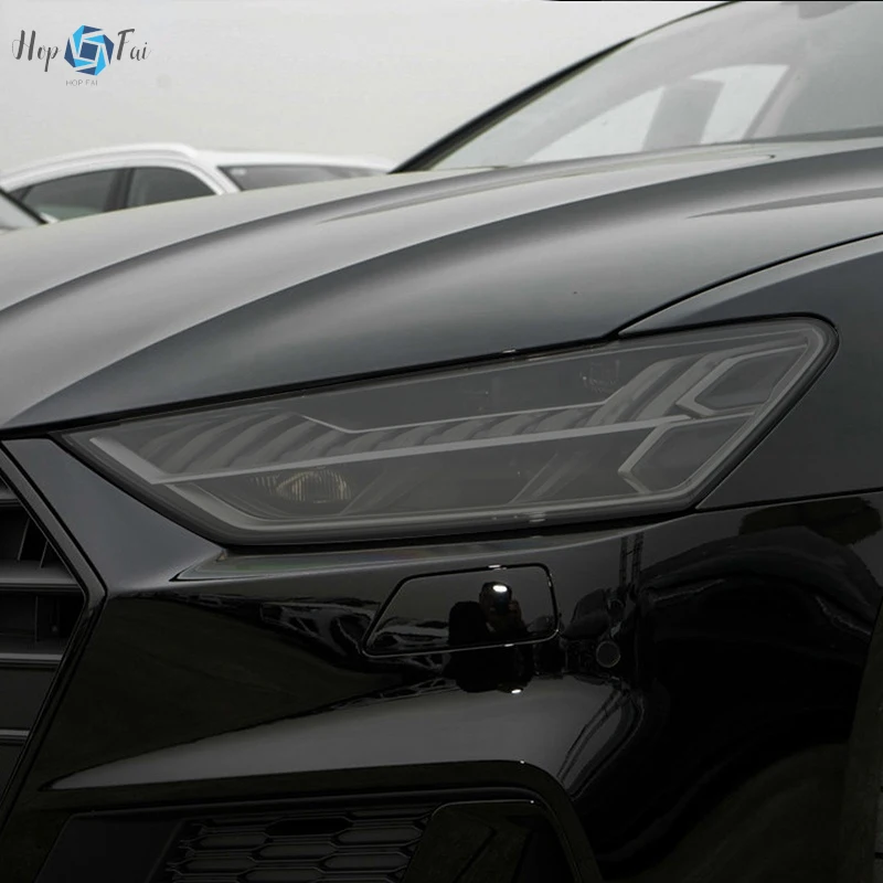 

Защитная пленка для передних фар автомобиля, тинт для передних фар, задний свет, Прозрачная черная наклейка из ТПУ Для Audi A7 S7 4K 2019, аксессуары...