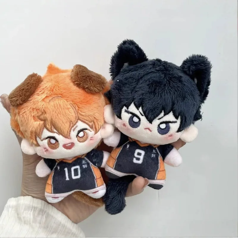 Фото 10 см Хайкю!! Хлопковая кукла Персонажи аниме Tsukishima、Hinata 、Kageyama、 Yamaguchi Tadashi Doll Аниме Периферийные плюшевые игрушки №1