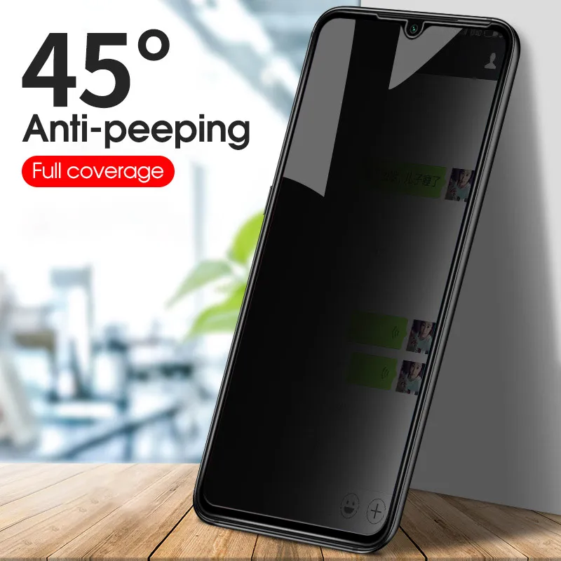 

Redmi Note 11 Anti Spy Glass For Xiaomi Poco X3 Pro X 3 NFC M3 F2 10 9 8 7 9T 11s A3 9 Lite 8T 9A 9C Mi Max 3 Screen Protector