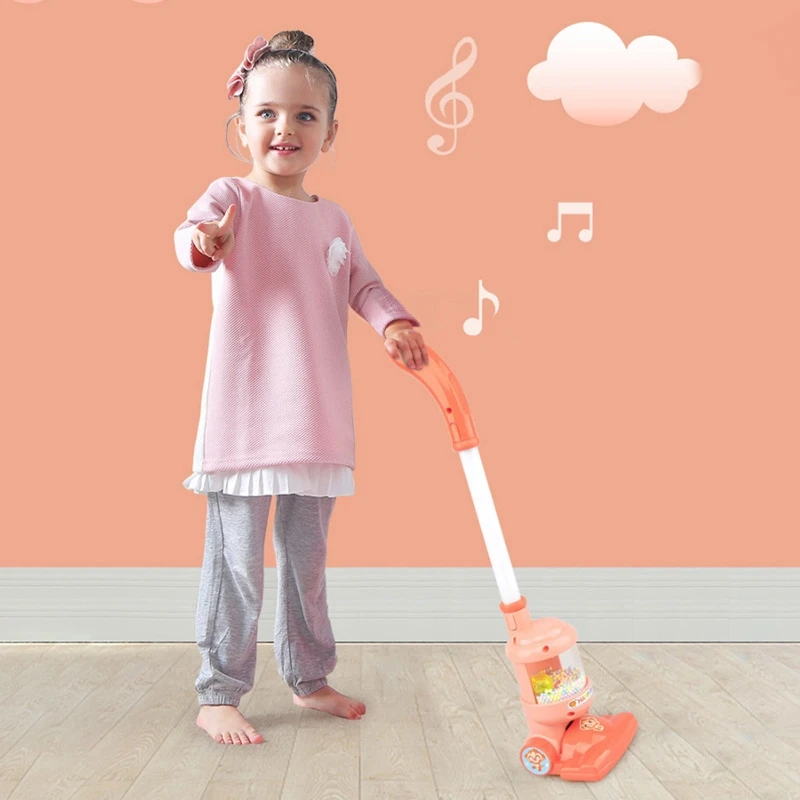 Детский Электрический Пылесос игрушка имитация пылесоса уловитель для детей