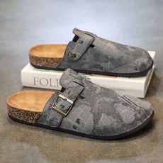 2024 обувь Birkenstock четыре сезона мужская baotou для ленивой пары полутапочки