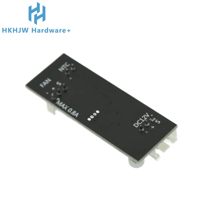 Одиночный 12-вольтовый 0.8A DC PWM 2-3-проводной вентилятор с контроллером температуры