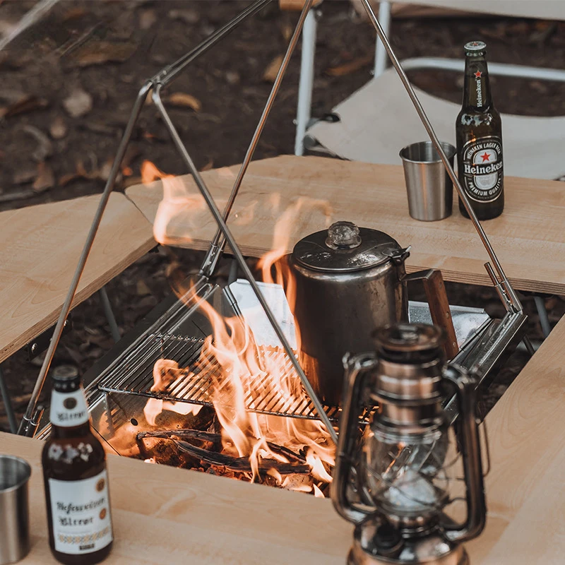 

Уличная Складная стойка для барбекю, из нержавеющей стали