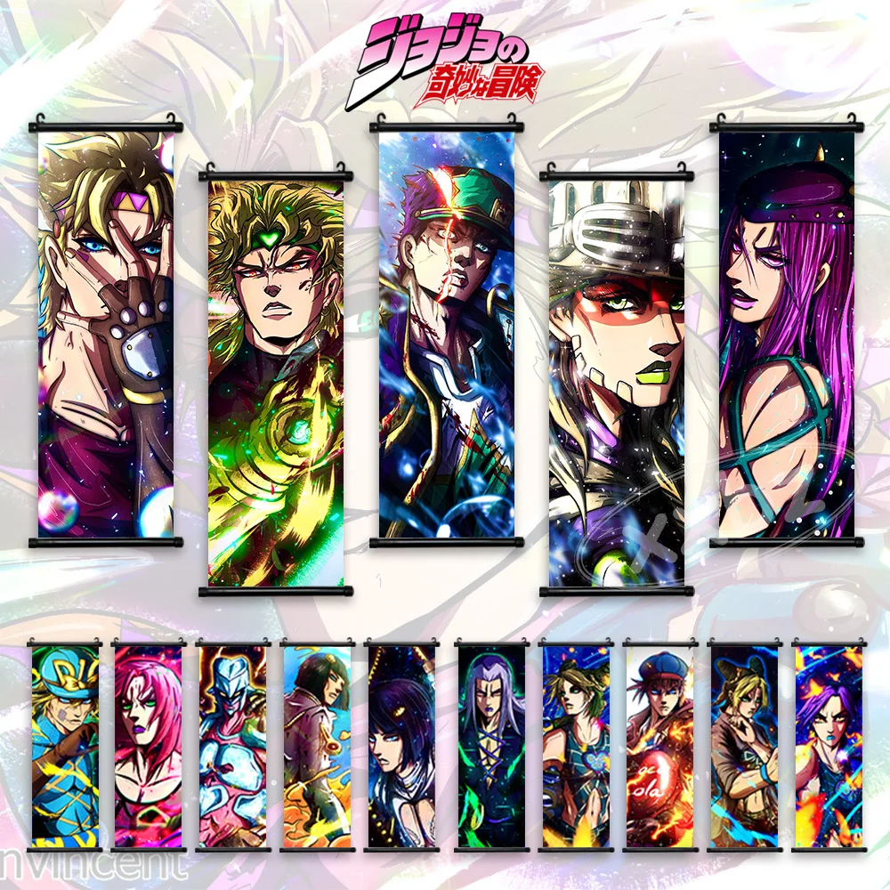 

Anime JoJo's Bizarre Adventure Canvas Pictures Painting Home Decor Print Cartoon Jonathan Joestar Poster Latest Bedroom Wall Art