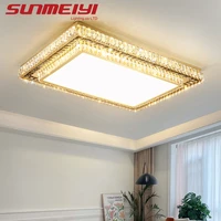 2022 luxury k9 crystal led ceiling lamp modern gold fixtures for dining living room bedroom roof home decoration indoor lighting