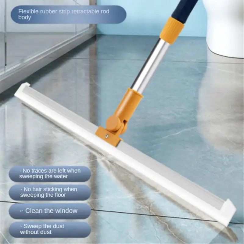 

High Toughness Bathroom Glass Wiper Wear Resistance 180 Degree Rotated Sweeping Wiper Dust-free Simple Design Anti-collision