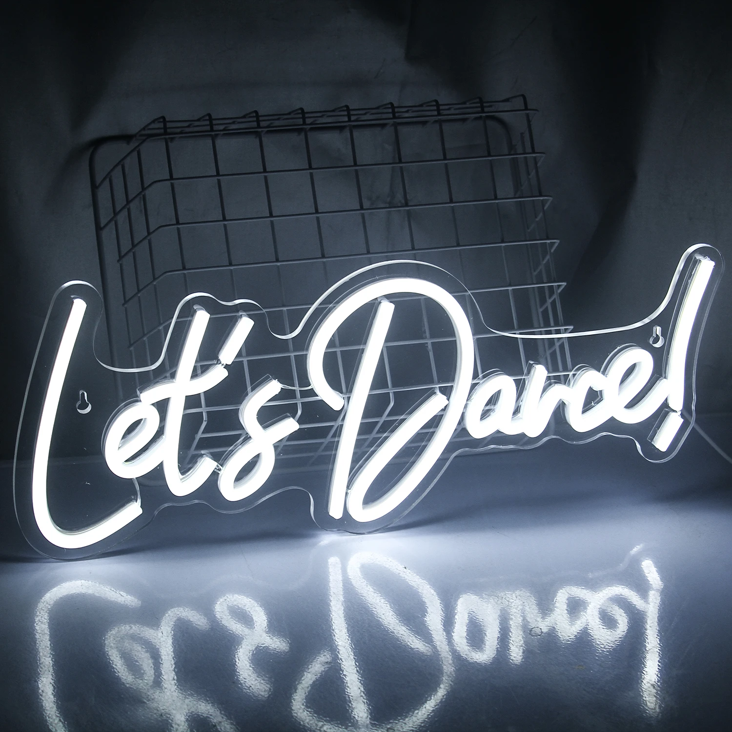 

Wanxing Lets Dance Neon Sign Light Word LED Light Wall Decor USB Gift Pool Garden Birthday Celebrate Home Bar Shop Club Party