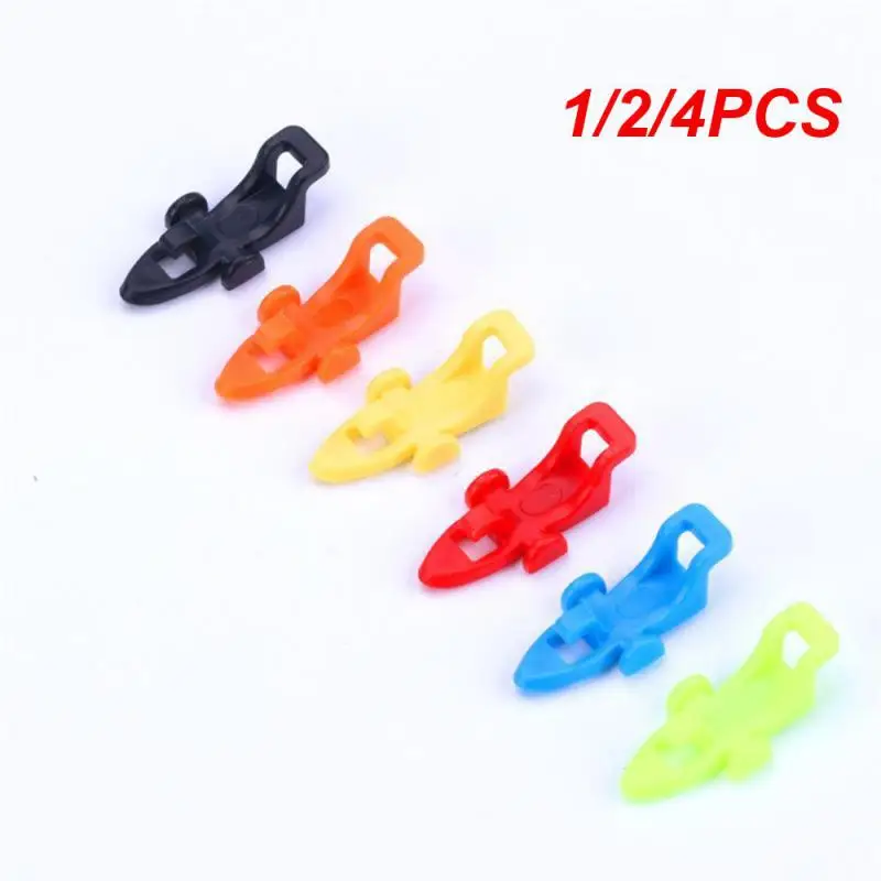 

1/2/4PCS Bait Holder Plastic Fishing Hook Keeper Lure Safety Holder With 1 Rubber Rings For Fishing Rod Pole Fishing Tackle