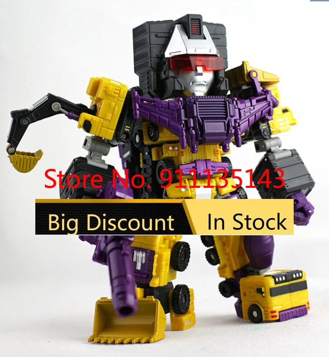 

Tfc Toys Ps-03 Herqules Ps-03 Devastator Q Ver Yellow Color 3rd Party Third Party Action Figure Toy In Stock