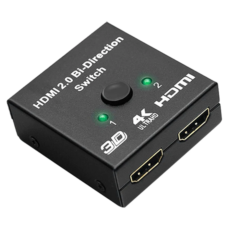

POWERMASTER 1,4 в 2-портовый двухсторонний HDMI вход и распределитель переключатель разветвитель разъем разветвитель HD видео конвертер USB