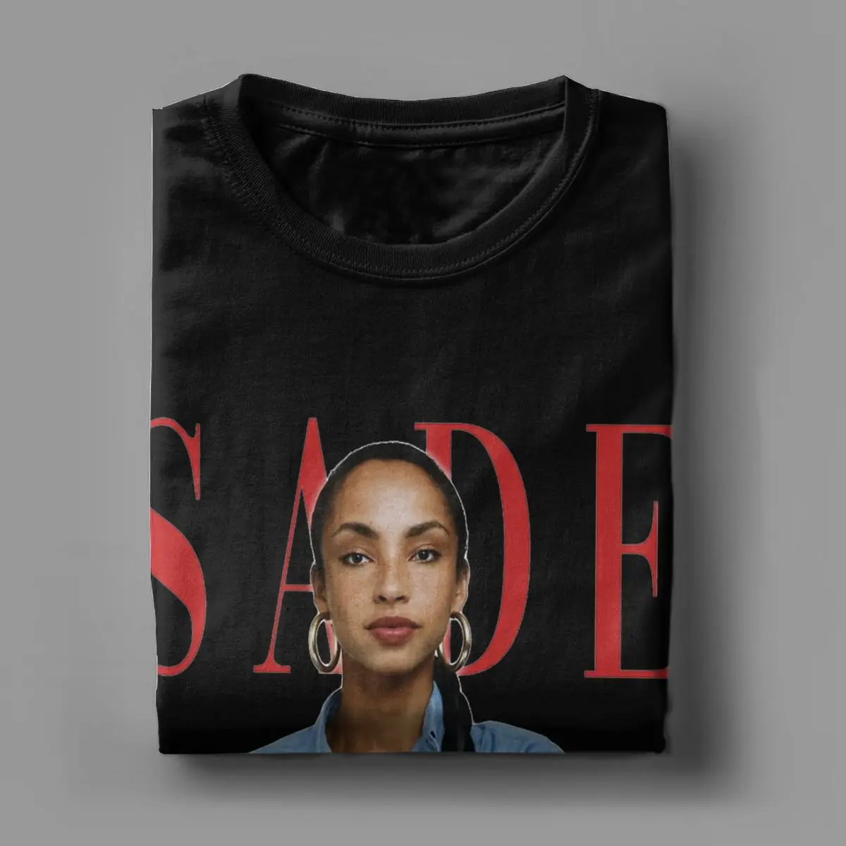 Sades Adu футболки для мужчин певец повседневные хлопковые с круглым вырезом