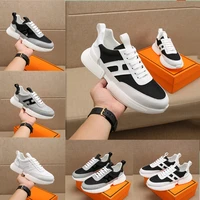 2022 fashion men genuine leather shoes luxurys senior handmade sport shoes for casual sports shoes new fashion color matching