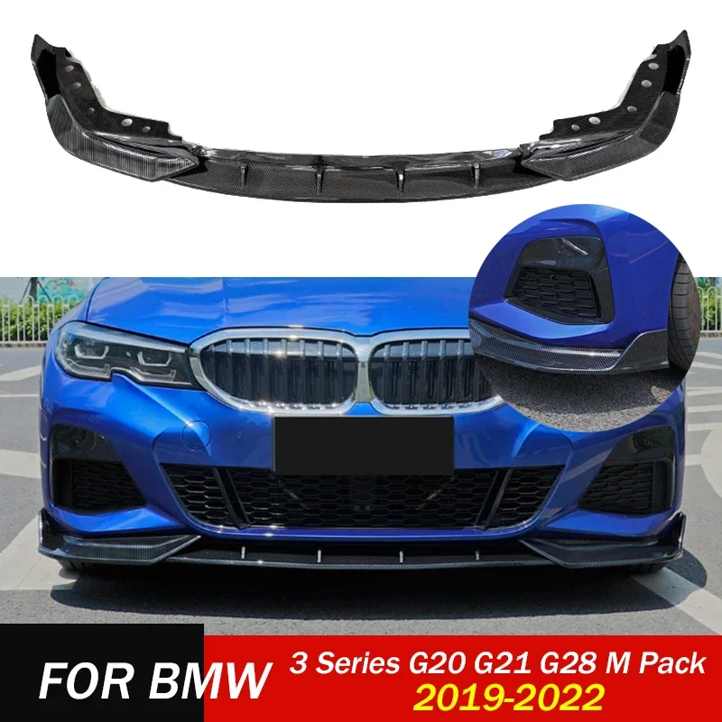 Lame de Pare-Choc Avant Jules Spomicrophone для BMW серии 3 G20 G21 G28 2019-2022 Mathiateur betérieur Diffuseur