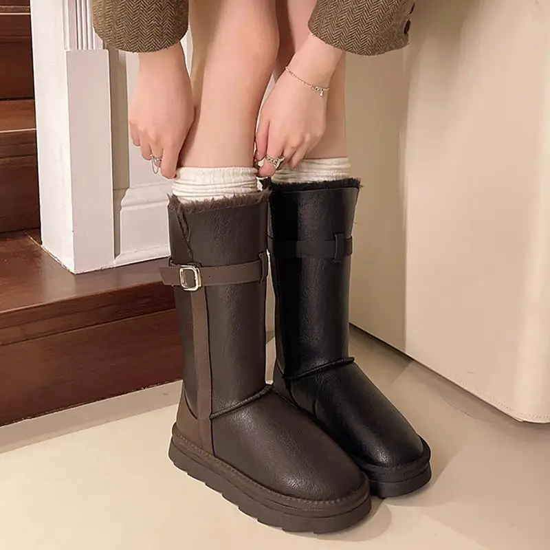 Женские сапоги осенняя обувь выше колена женские австралийская зимняя 2024 в стиле