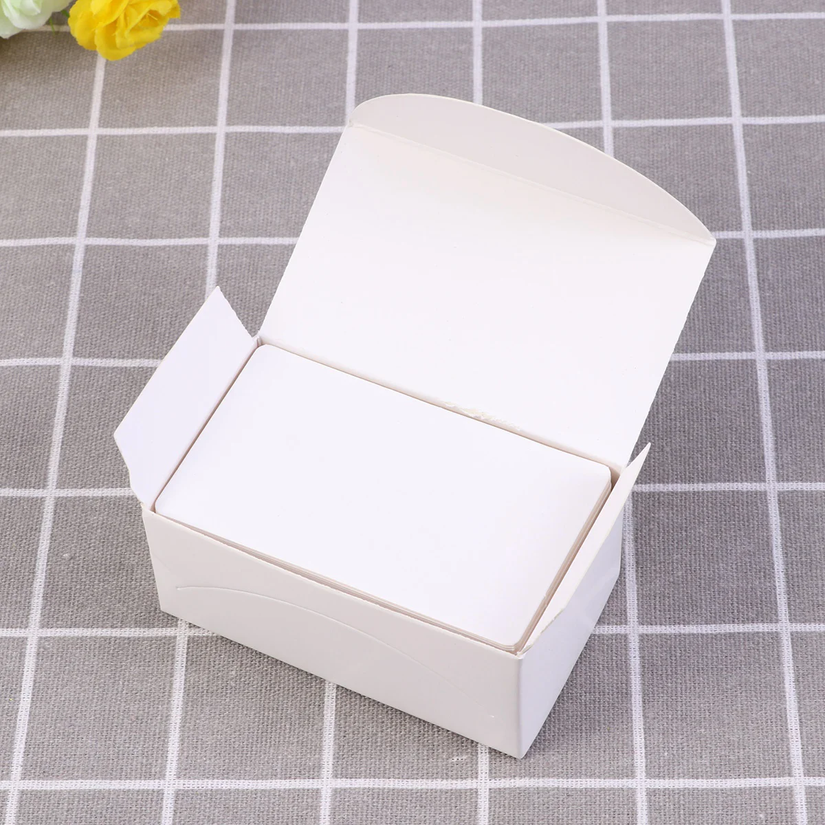 

Retro Memo Pads DIY Kraft Blank Greeting Graffiti Postcard Handwritten Words Message Cards About 100pcs (White) Business