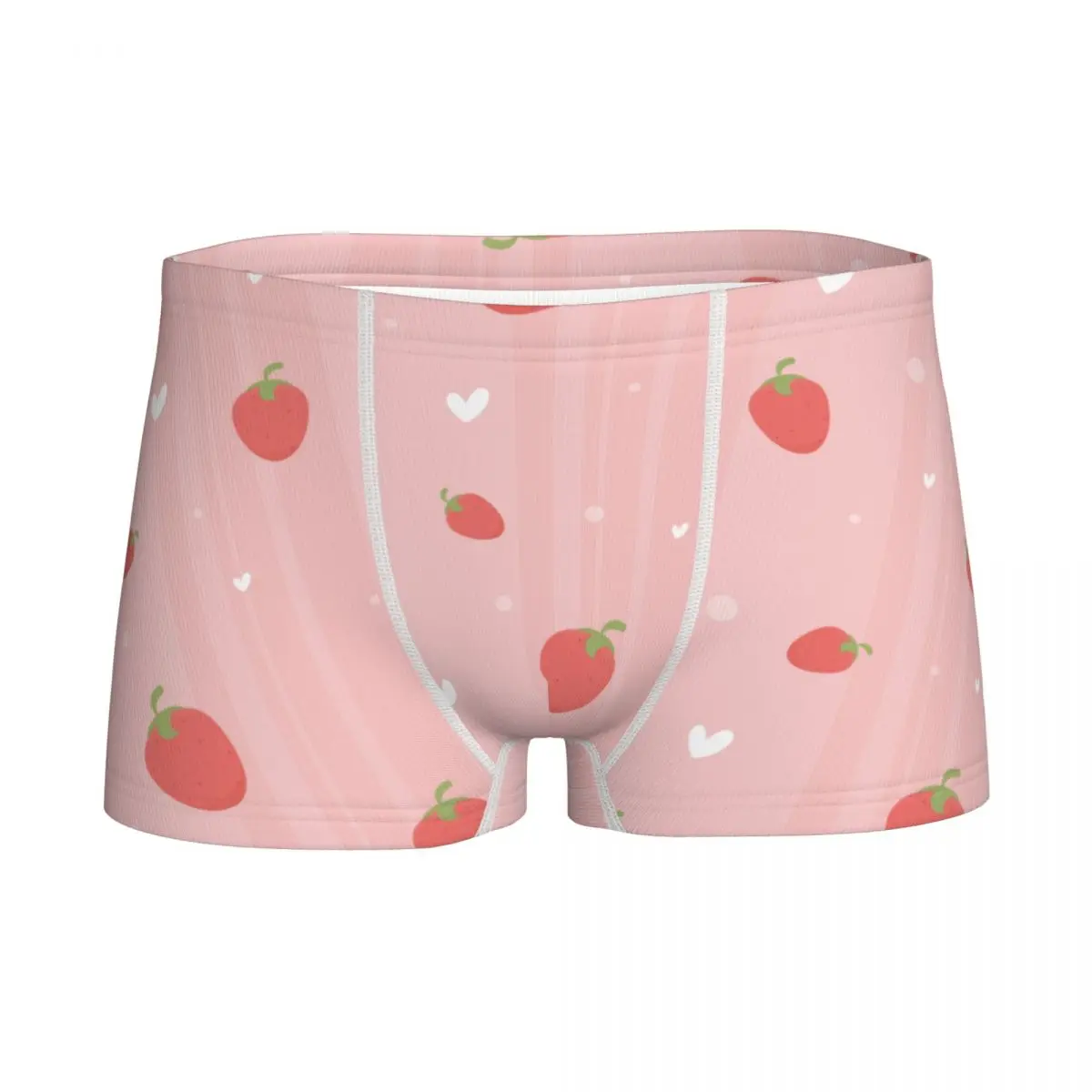 

Boy Strawberry Heart Boxers Cotton Young Soft Underwear Fruit Children's Underwear Boxer Funny Teenagers Underpants