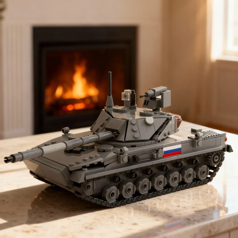 Фото 623 детали MOC Sprut SD Российский легкий танк 1:1, конструктор, модель, строительные блоки, архитектурный набор, рождественский подарок, игрушки, развивающие кубики №1
