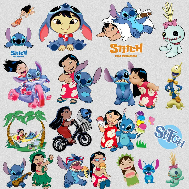 

Hot-melt appliqué patches for Disney Stitch Lilo clothing