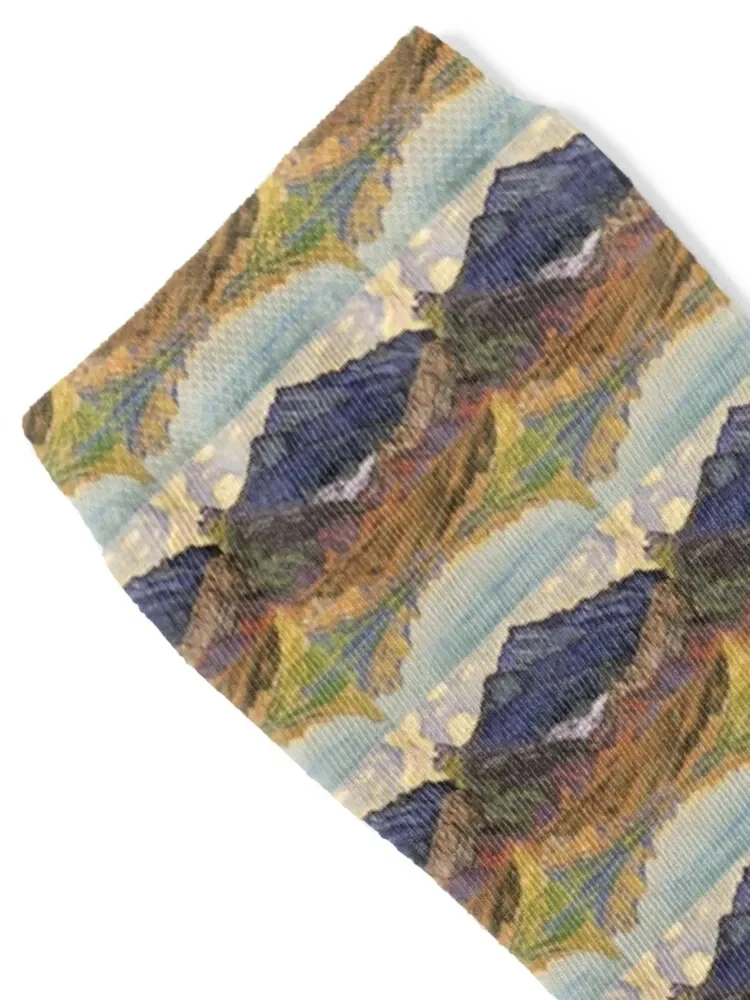 Носки Ferdinand Hodler n 1 аниме зимние термобелье в стиле хип-хоп женские носки для