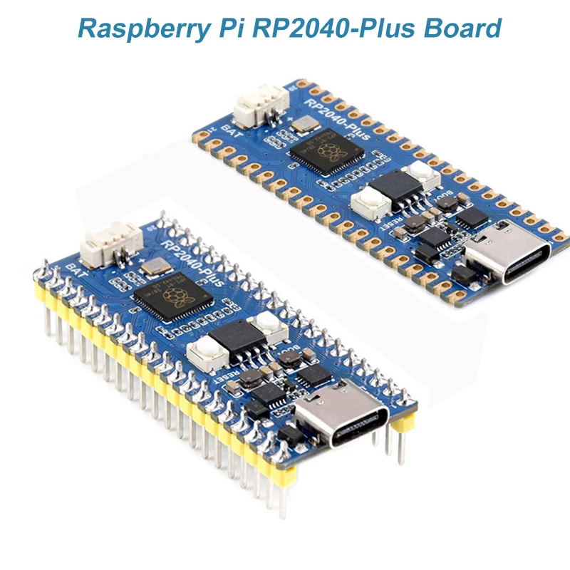 

Raspberry Pi RP2040-Plus, недорогая, высокопроизводительная, похожая на Pico MCU плата на основе микроконтроллера Raspberry Pi MCU RP2040 Plus ver