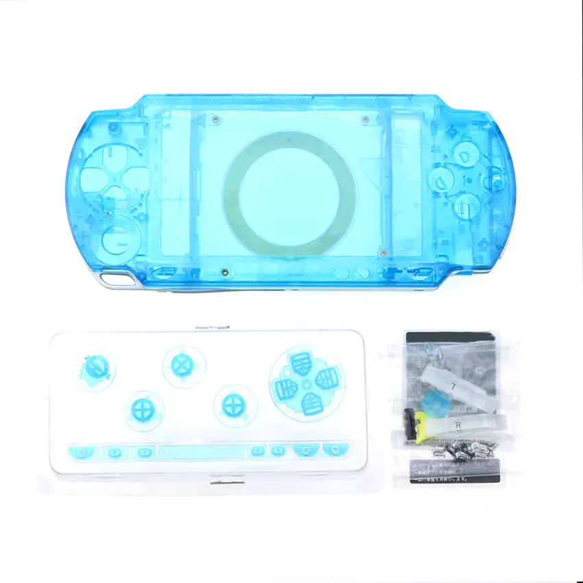 YuXi Full Housing Shell Cover Case With Button Screws Kit Replacement Parts For PSP 1000 PSP1000 Console |