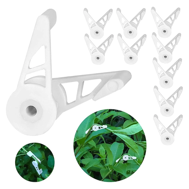 

10Pcs Plant Branch Benders 360 Degree Adjustable Plant Supports Fixed Clips Planter Holder Tools Garden Supplies Plant Bender