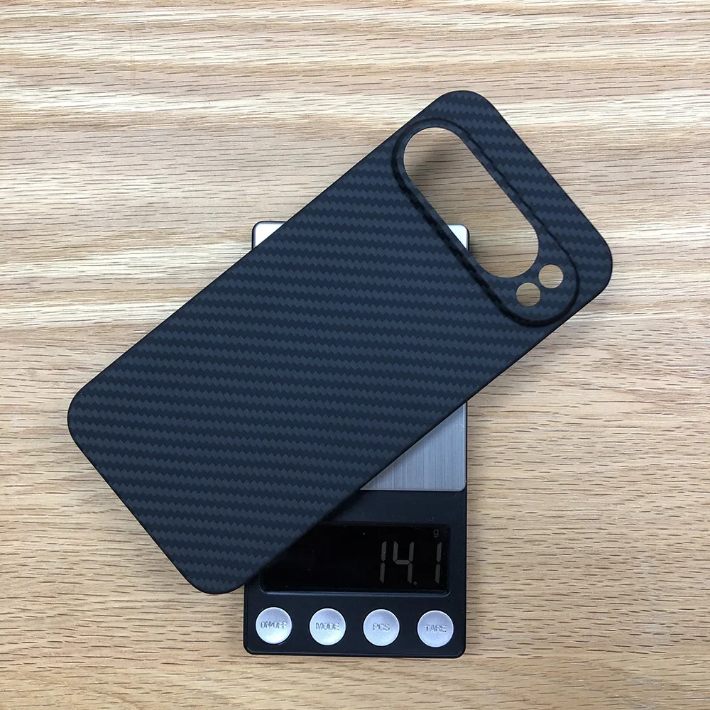 Черный телефон планшетофон для Google Pixel 9 Pro XL 9pxl p9pxl 9xl Kevlar Aramid Carbon Fiber 1500D 600D