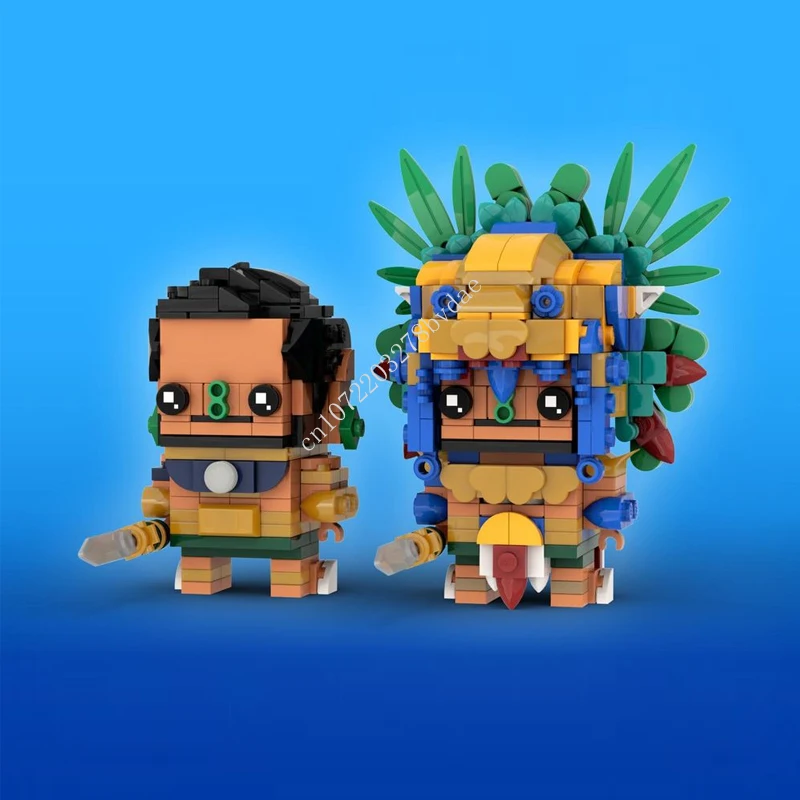 

641PCS MOC Classic Cartoon Anime Movie Figures Soldier And King Brickheadz Collection Building Blocks Kids Toys Holiday Gifts