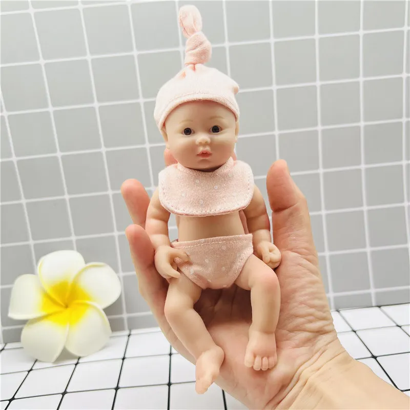 Кукла новорожденная 6 дюймов одежда силиконовая для маленьких девочек и