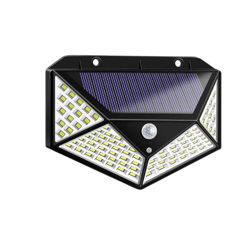 

Outdoor 100LED Induction Light Solar Lamp Human Body Induction Light Courtyard Wall Hanging Street Lighting