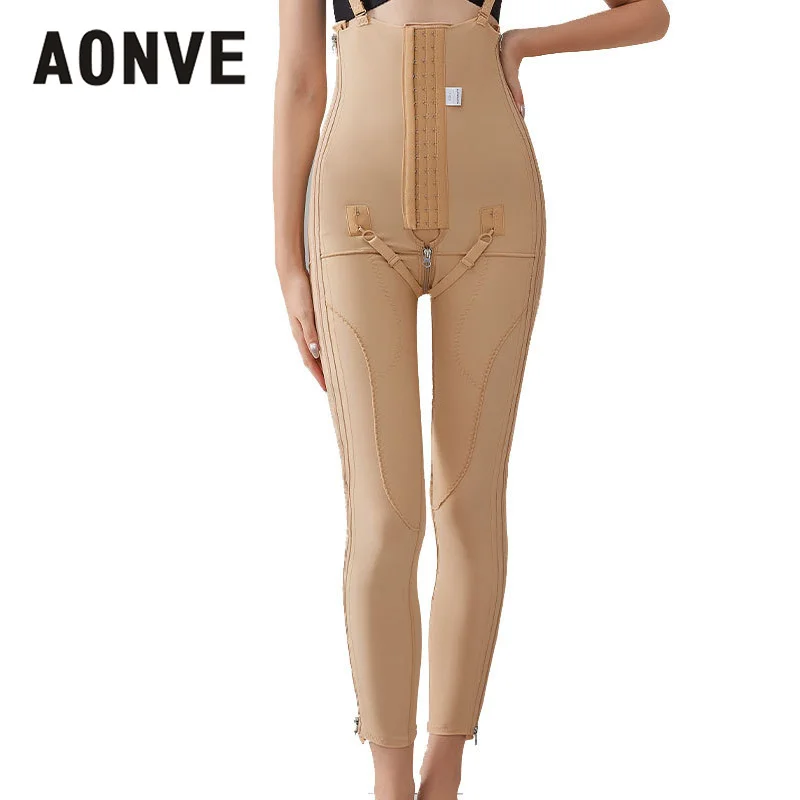

Thigh Liposuction Leggings Postpartum Leg Slimming Body Shaper High Waist Tummy Control Panties Fajas Colombian Shaperwear