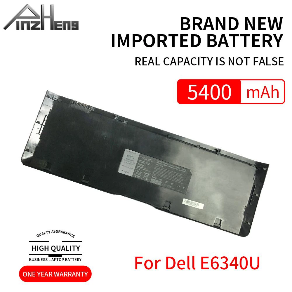 

PINZHENG 11.1V 60WH New Laptop Battery For Dell Latitude XX1D1 E6120 9KGF8 E6340U E6510U 5400mAh Replacement Laptop Battery