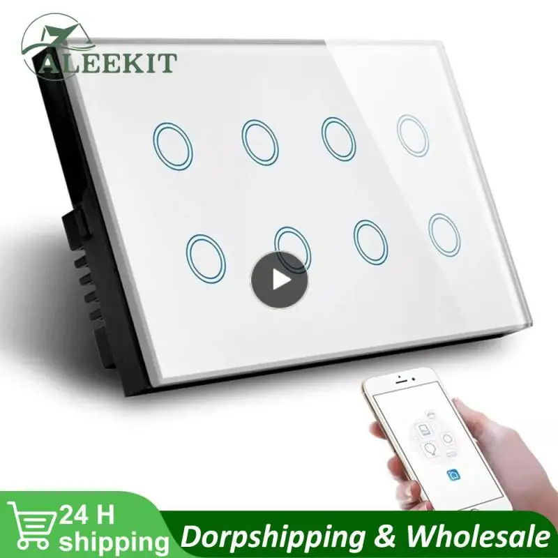 

Stable Wifi Connection Smart Home Durable Materials 8 Channel Switch Energy Saving Remote Control Via App Application Control