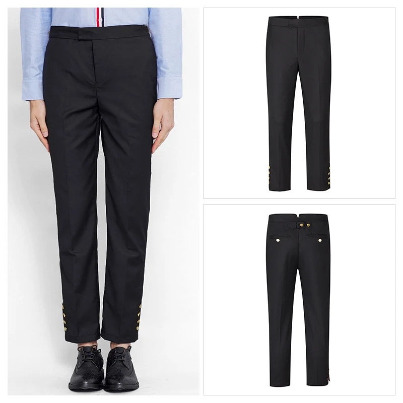 TB THOM Men's Pants 2022 Spring New Arrival Men Trousers Black Casual Business Formal Pants Korean Fashion Suit Pants