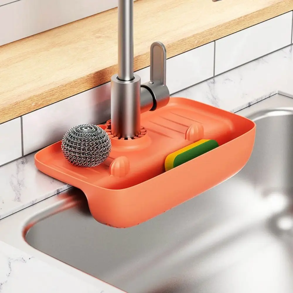 

Countertop Protector Kitchen Gadgets For Faucet Bathroom Easy to Store Countertop Mat Drain Pad Sink Mat Faucet Mat Dry Tray