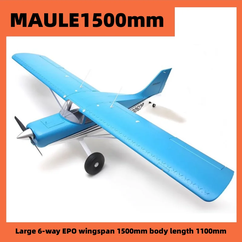 

FMS RC Airplane 1500mm Maule Park Flyer Trainer Water Sea Plane 5CH With Gyro Flaps Floats PNP Plane Model Hobby Aircraft Avion