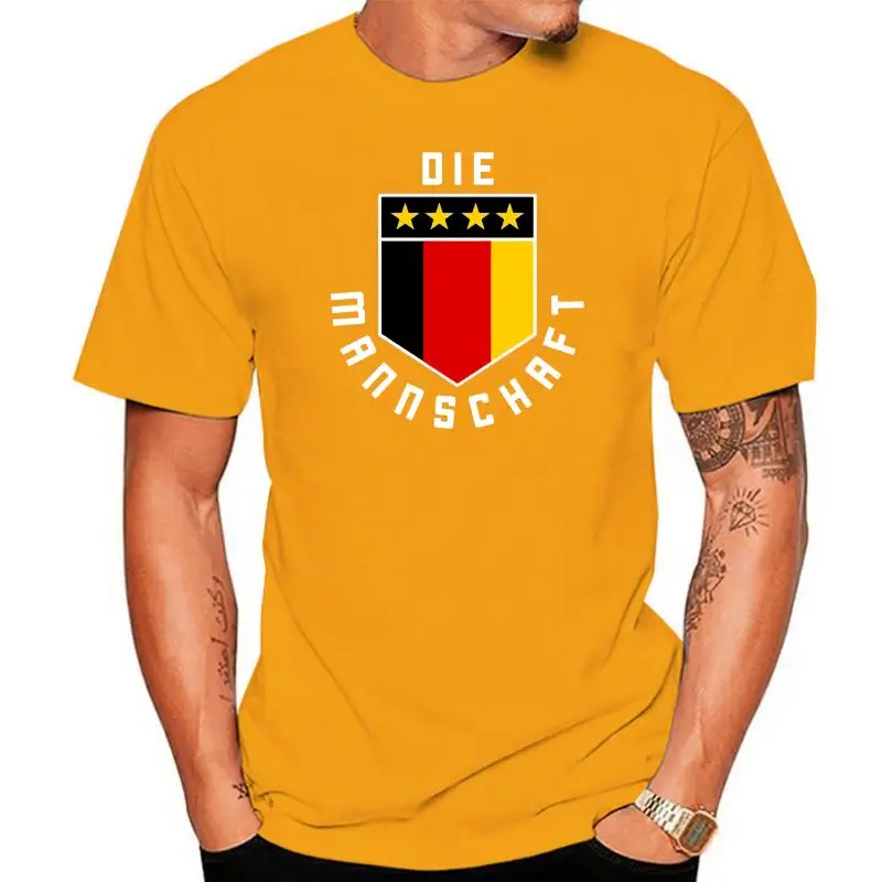 

Germany Jersey Style Die Mannschaft Soccers Tshirts Unique Fit Spring Autumn Men's Tshirt Top Tee Printing Humor Cotton