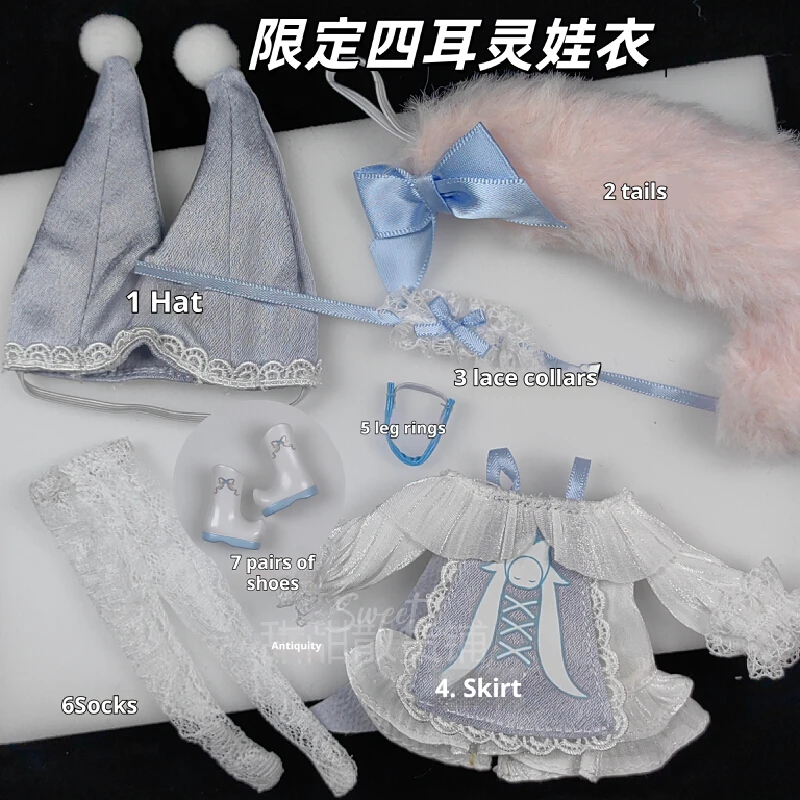 Фото В наличии Одежда для куклы Luluelf Story, масштаб 1/12 Bjd, фигурка глухой коробки, шарнирная кукла, наряд (только одежда) №4