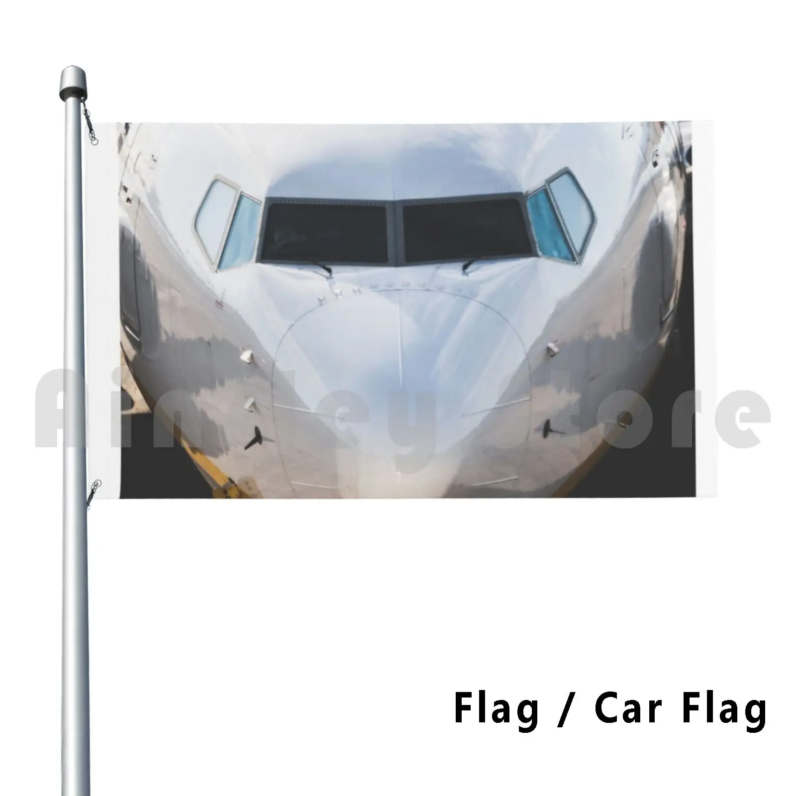 Boeing 737 Front Nose Profile Outdoor Decor Flag Car Flag Aviation Boeing Pilot Airplane Flight Flying Airport Plane