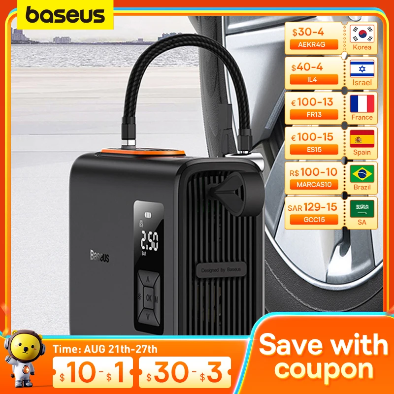 Pump Electric Wireless Dual Cylinder 250w For Car Bicycle Tyre Pressure Inflation
