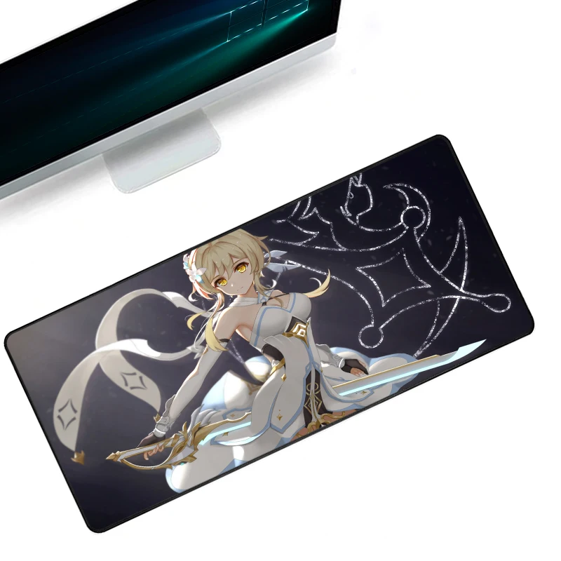 

Anime Large Mouse Pad Genshin Impact High Quality Gamer Mousepad XXL Desk Mat for Computer Laptop Wholesale Gaming Accessories