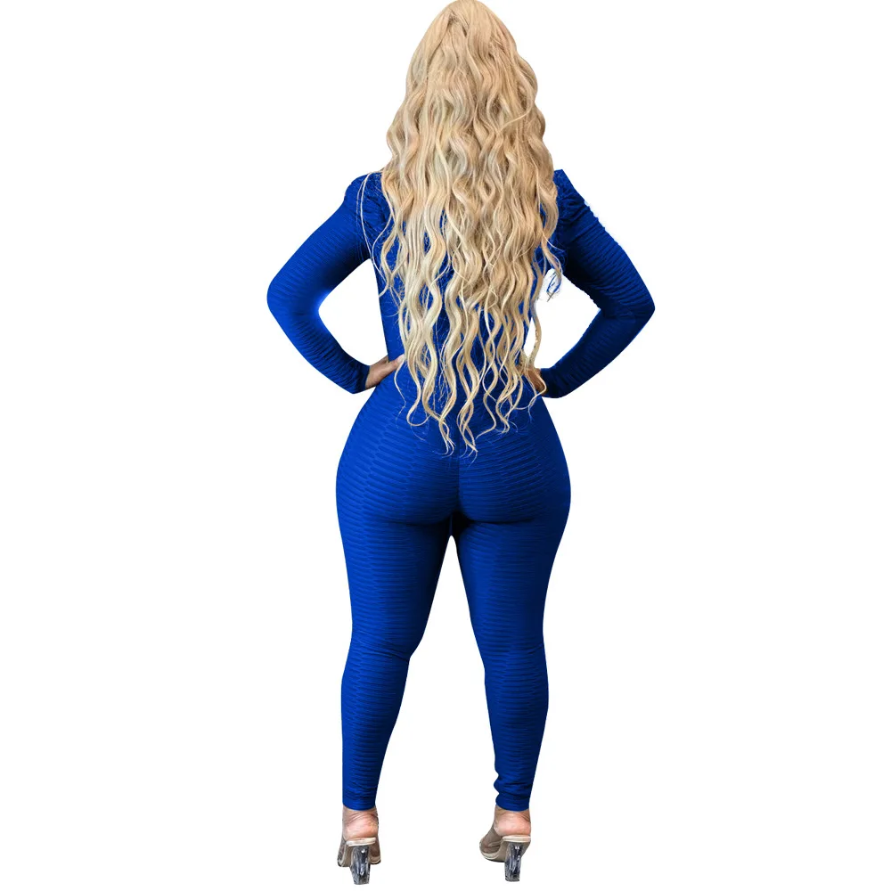 Winter Casual Women Tracksuit Two Piece Set Slim Bodycon Zipper Jacket Coat + Long Pencil Pants Clothes For Women Outfit