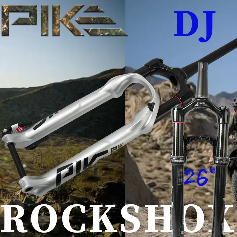 Подвесная вилка ROCKSHOX Pike DJ РАЗМЕР колес 26 дюймов TRAVEL 100 мм 140 AXLE 15x100 аксессуары для