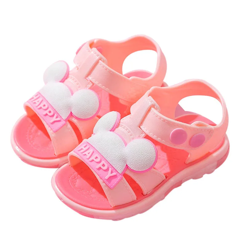 

Kruleepo 0-12 Years Baby Kids Cartoon Sandalias Slippers Shoes Chilren Girls Boys Buckle Strap Outdoor Sandals Shoe