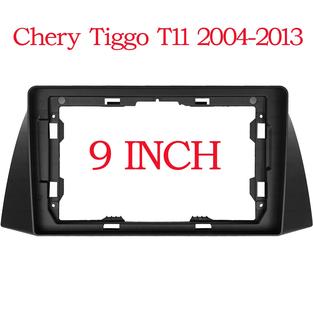

9 дюймов Android автомобильный комплект рамы панель Fascia ДЛЯ Chery Tiggo T11 2005 2006 2007-2008 ABS Android большой экран Радио Аудио рамка