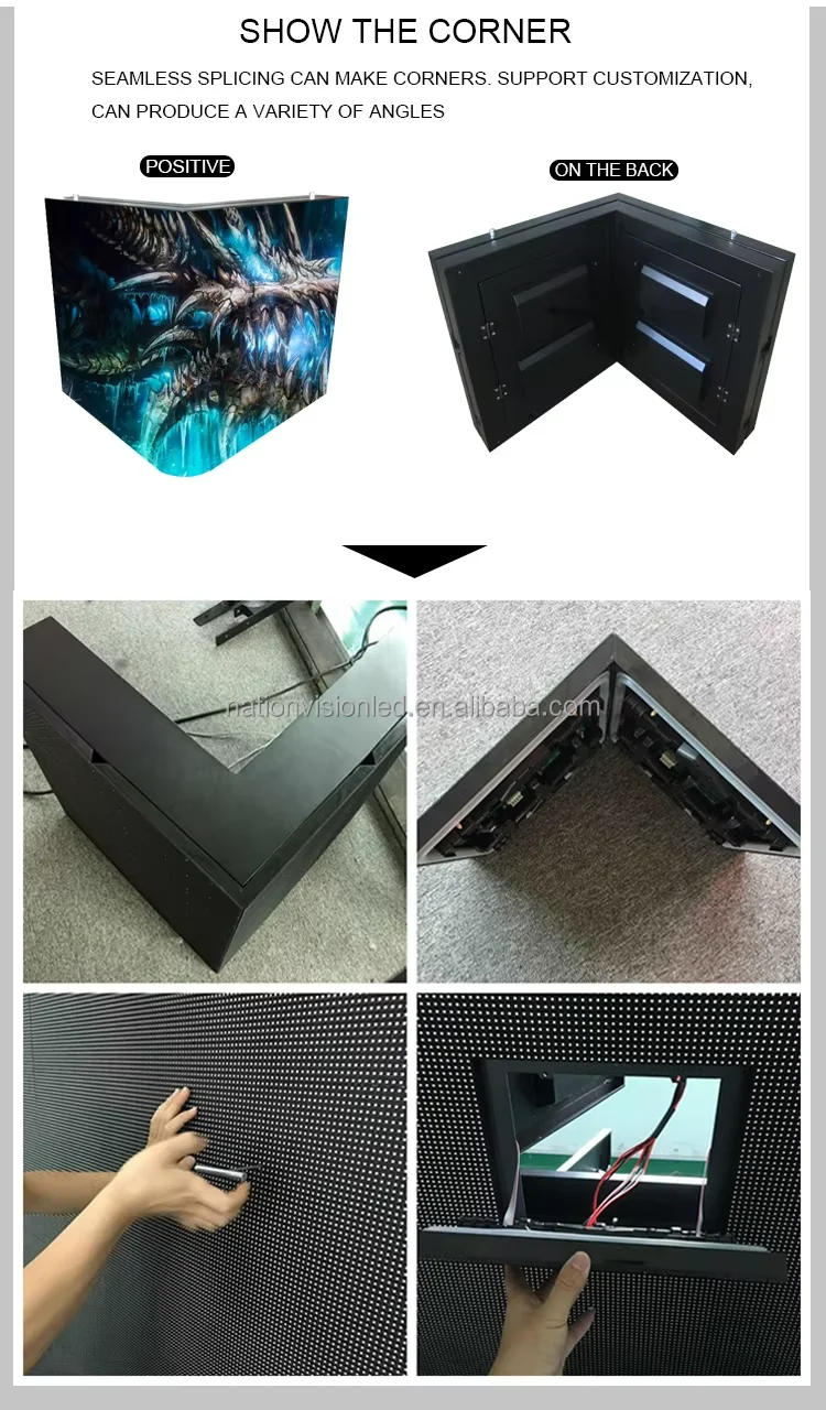 Фото Уличный светодиодный 3D-дисплей без 3D-очков P2.5 P3 P4 P5 P6.6 P8 P10, водонепроницаемый видеодисплей для рекламных щитов №4